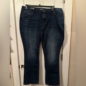 Vigoss Classic Blue Women's Jeans. Straight Leg size 22.